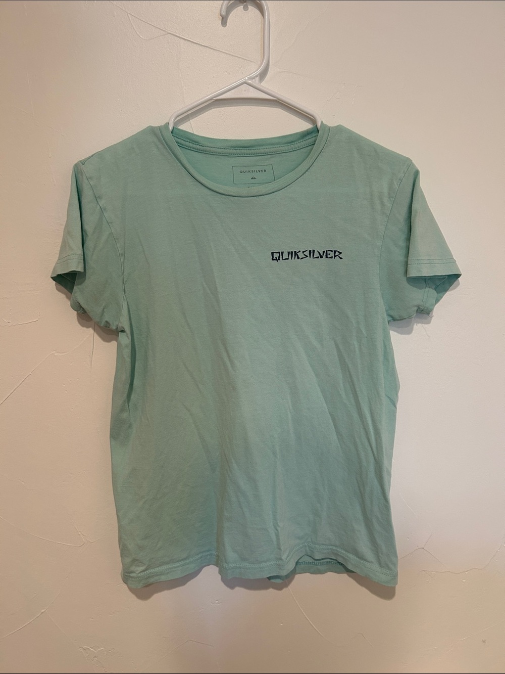 Quiksilver Mint Green Short Sleeve Crew Tee